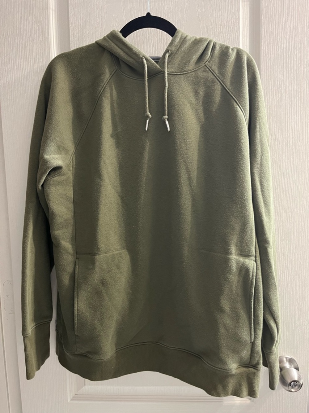 Target ALL IN MOTION Men's Olive Hoodie Pullover - Drawstring Pocket Sweatshirt